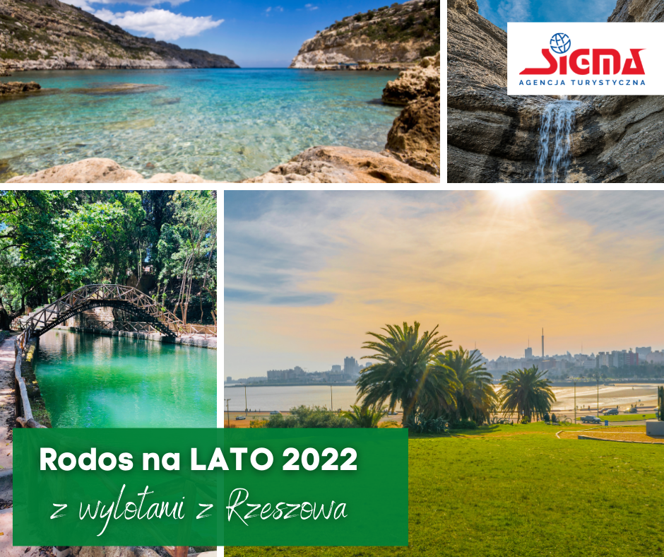 Rodos na LATO 2022 z wylotami z Rzeszowa Rodos na LATO 2022 z wylotami z Rzeszowa