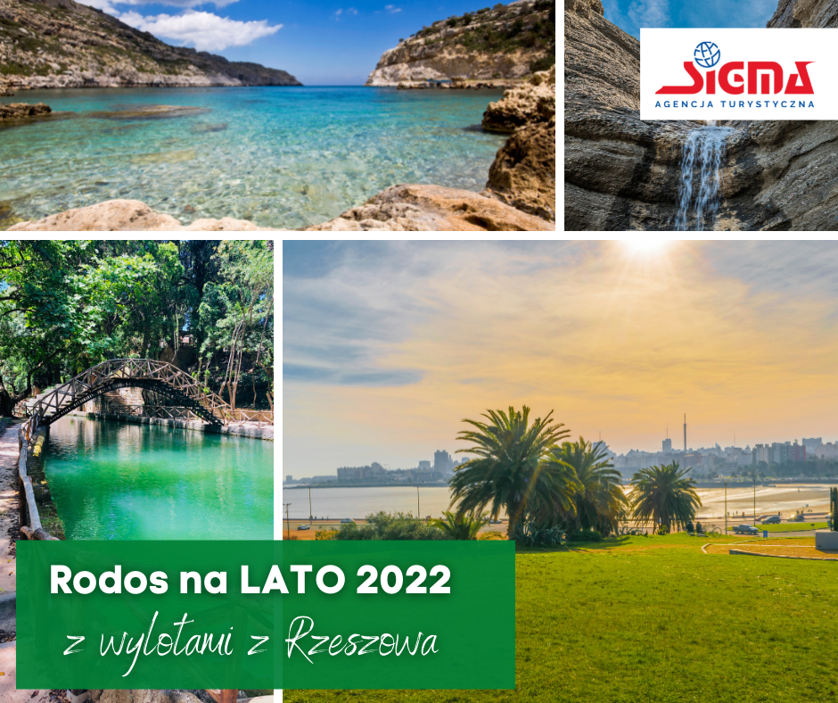 Rodos na LATO 2022 z wylotami z Rzeszowa